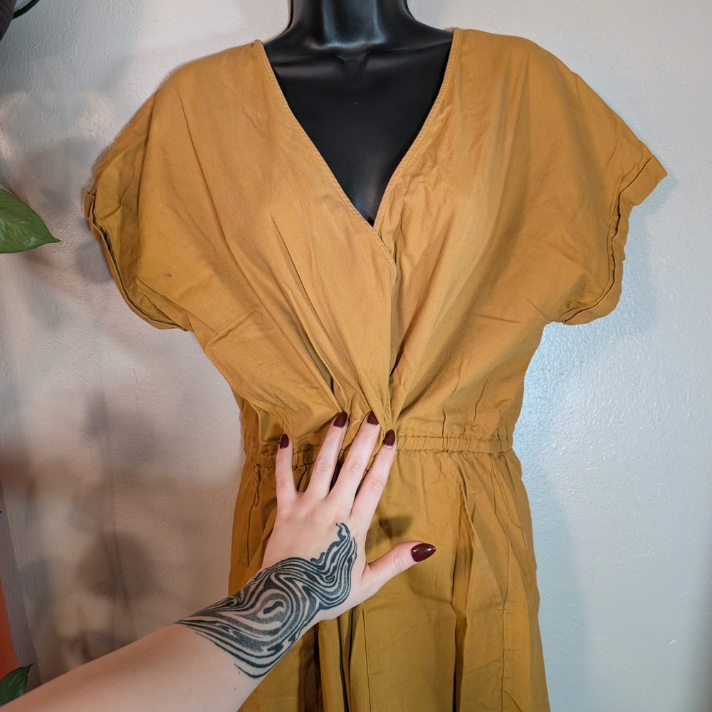 Universal Thread Mustard Midi Dress